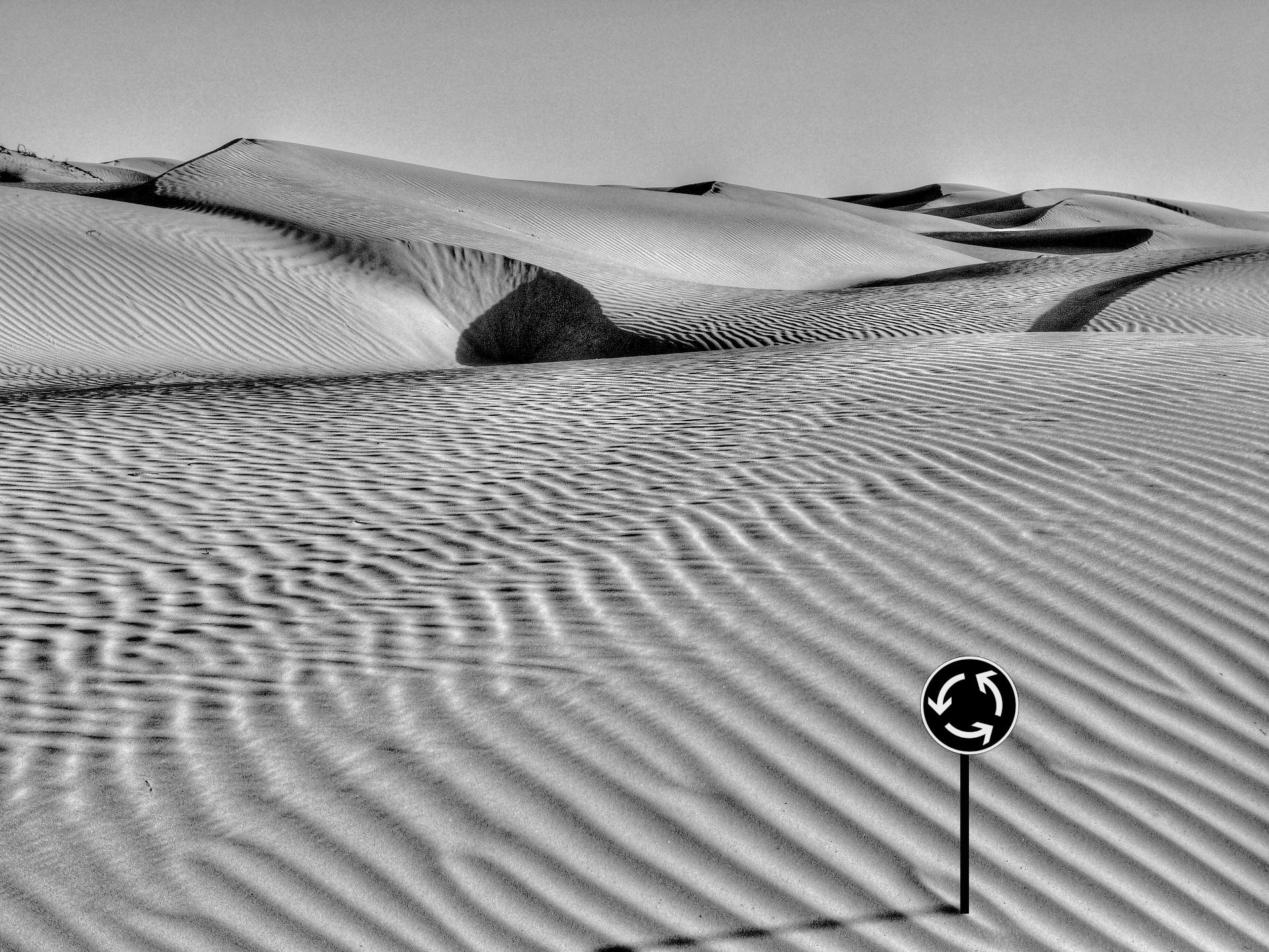 Travel, Ils, Sand, Roundabout, Desert, no people, water