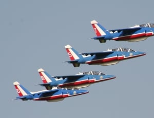 four blue-and-red jets thumbnail