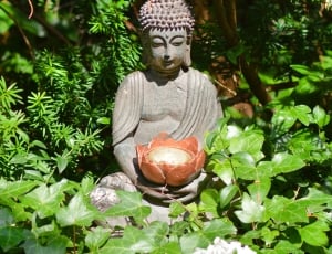gray concrete buddha statuette thumbnail