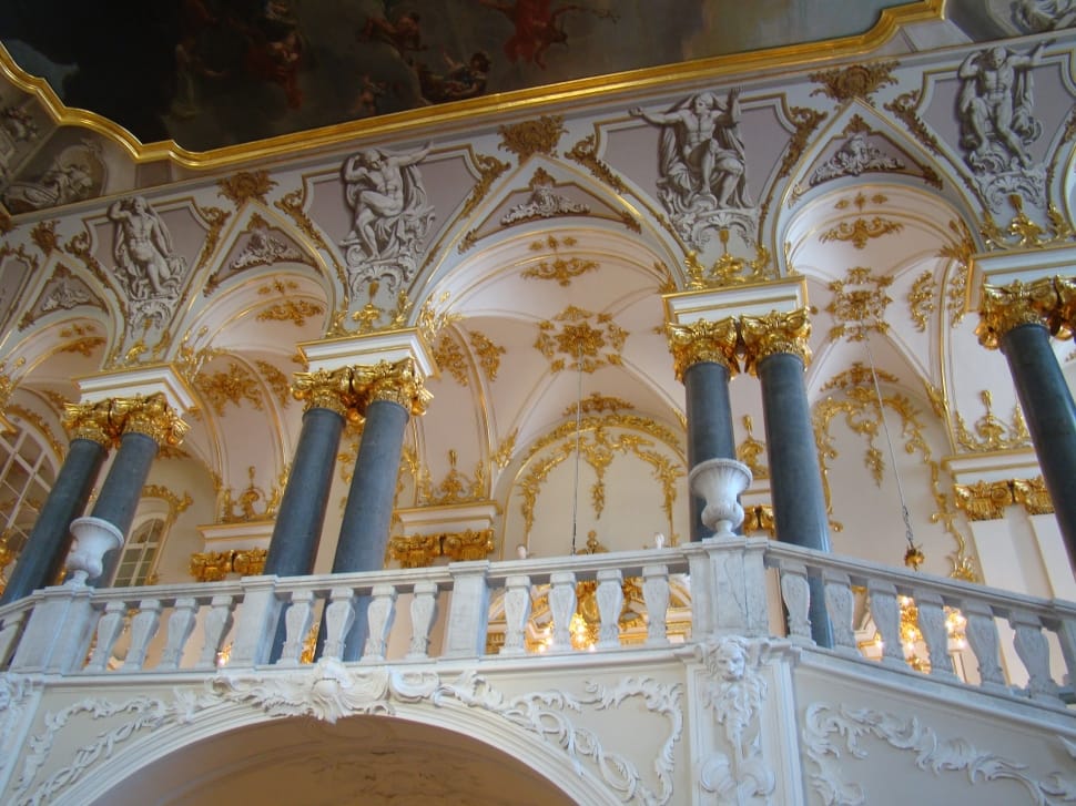 Hermitage, Winter Palace, Petersburg, architecture, architectural column preview