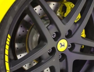 Ferrari, Car, Auto, Logo, Sport, Brand, yellow, wheel thumbnail