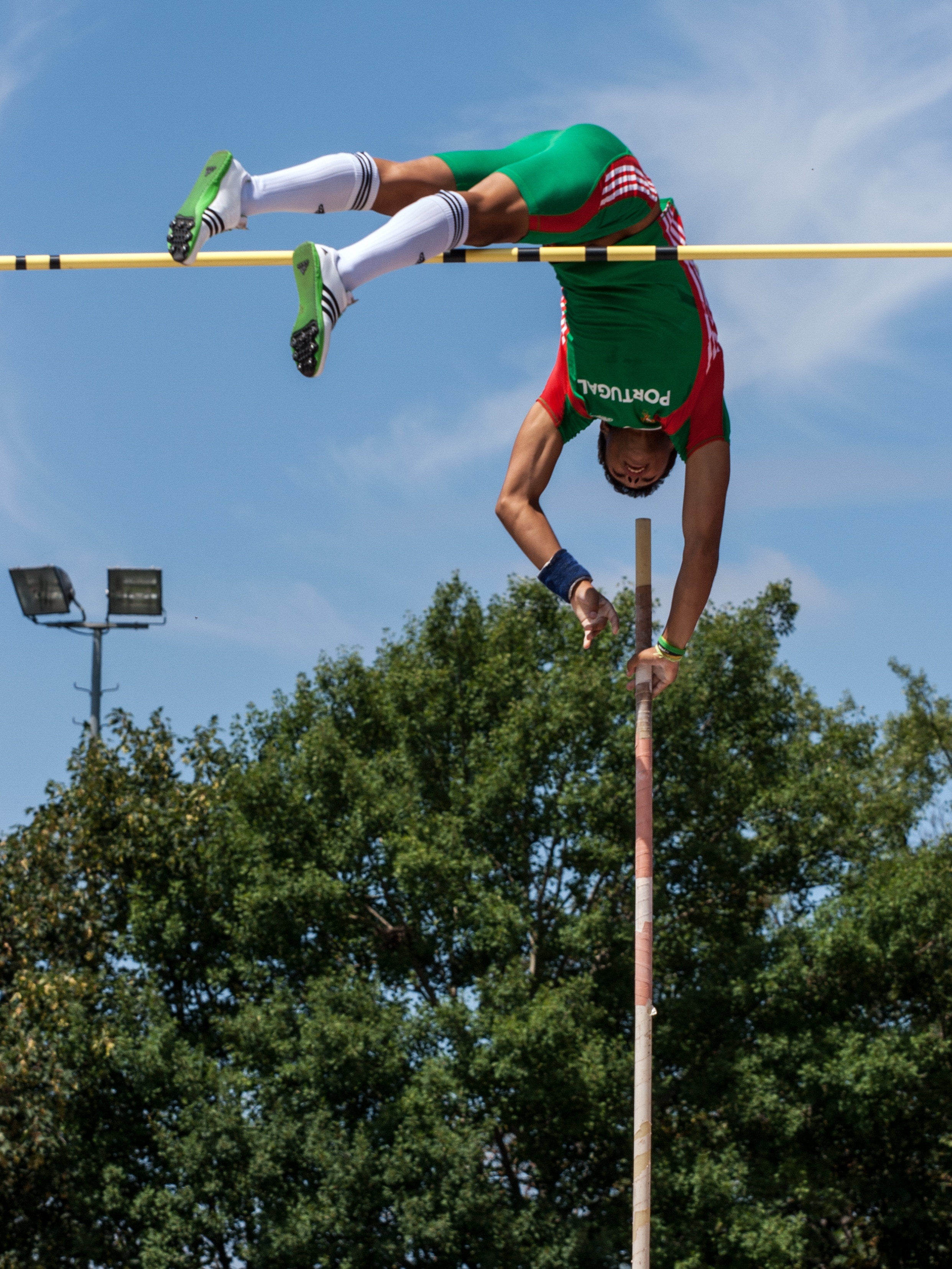 green and green portugal high jump jersey