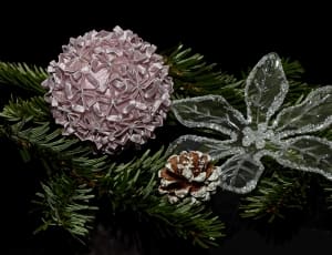 floral christmas ornament thumbnail