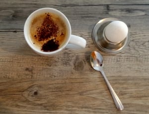 cappuccino in white ceramic mug thumbnail