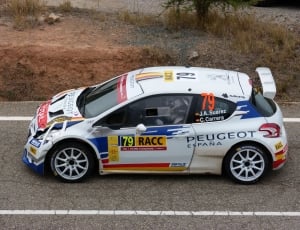 white Peugeot Espana race car thumbnail