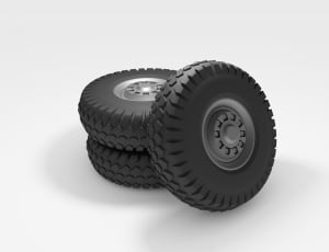 3 black wheel and tire thumbnail