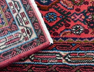 red, blue and white textile thumbnail