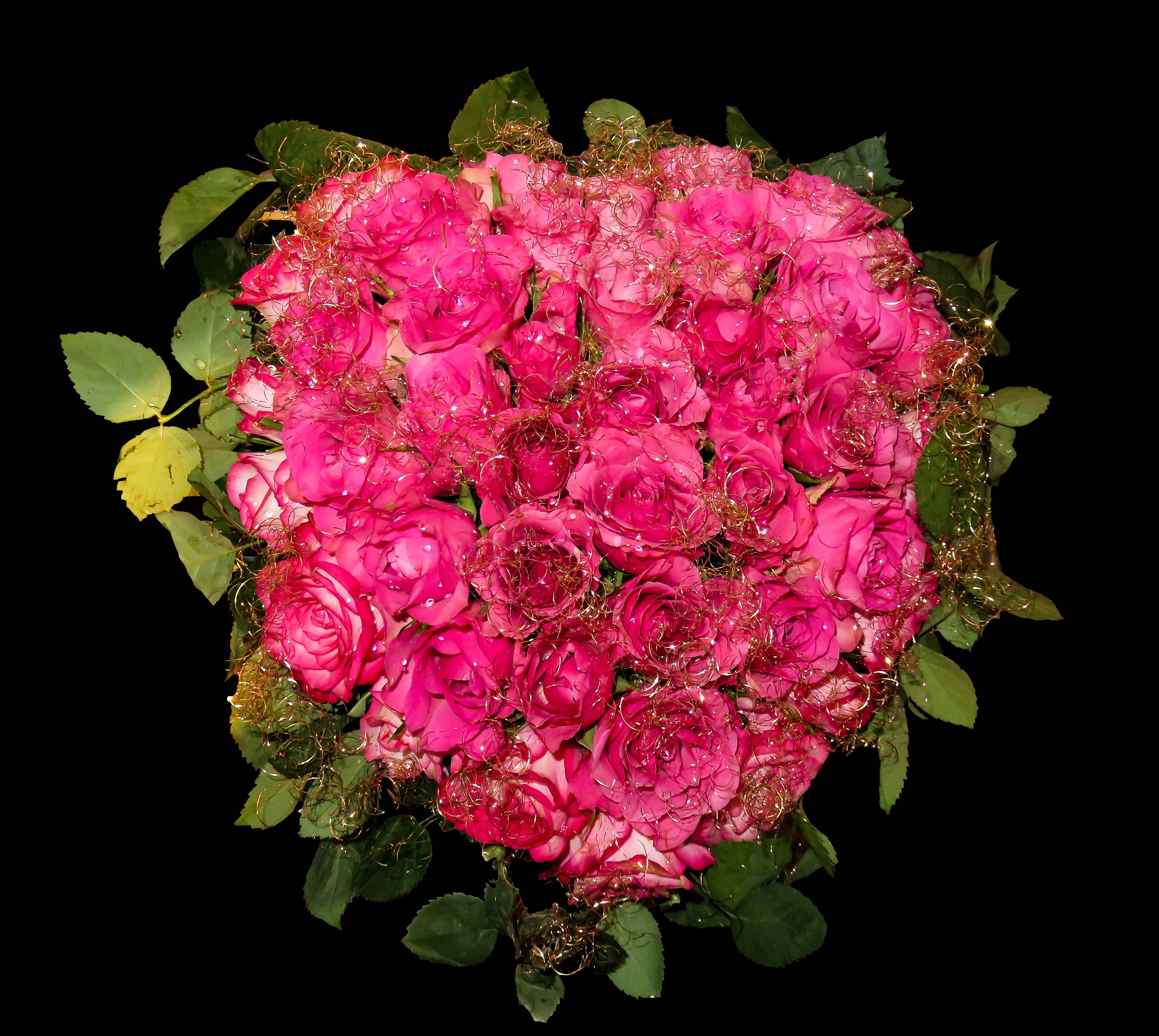 Flowers, Bouquet, Roses, flower, pink color