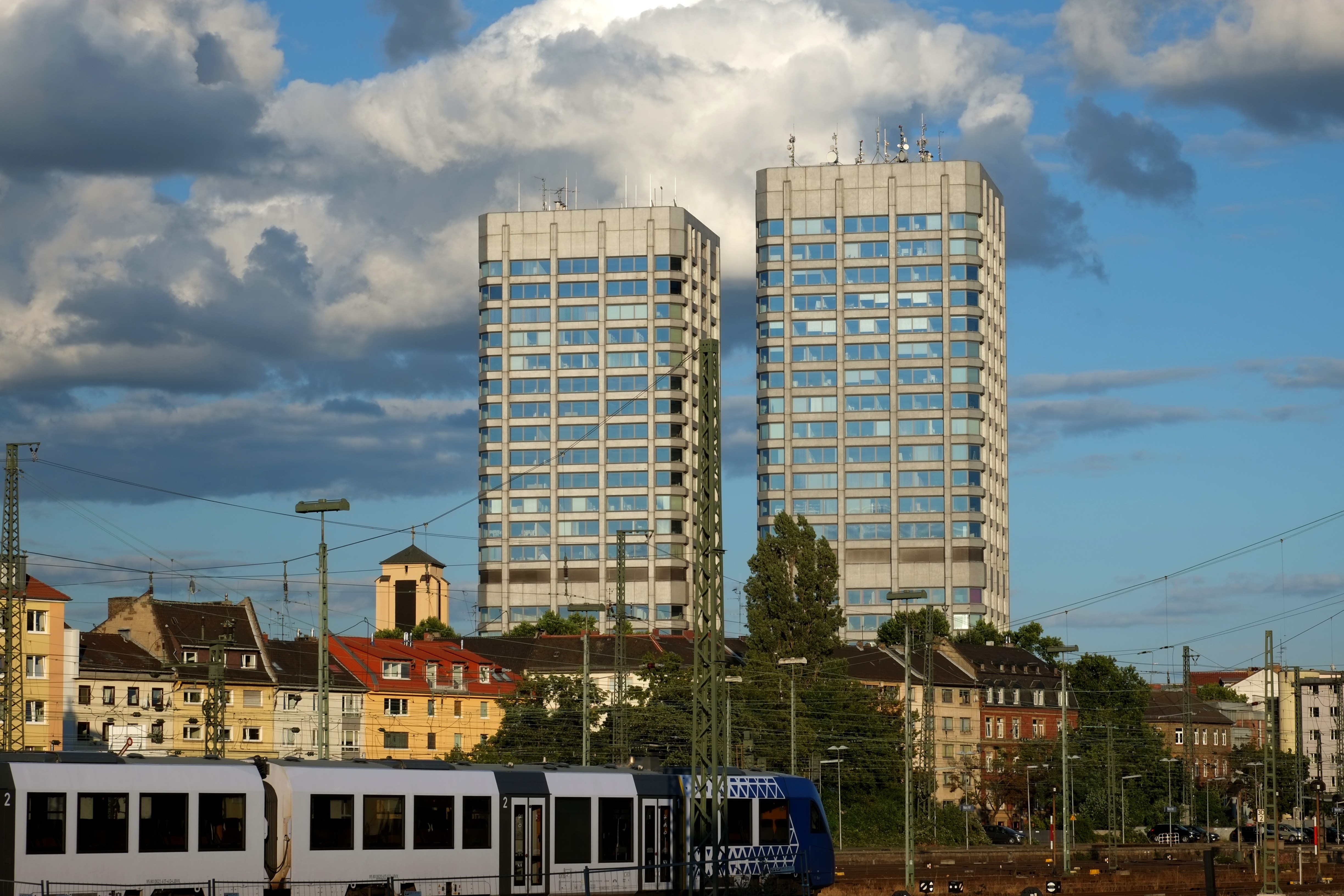2 city buildings