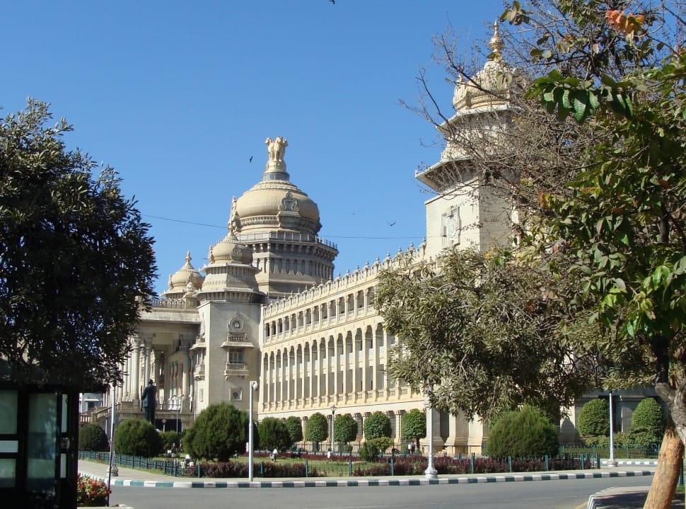 Bangalore, Vikasa Soudha, Vidhana Soudha, architecture, building exterior preview