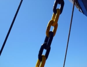 Transport, Chain, Ship, Rust, Travel, low angle view, blue thumbnail
