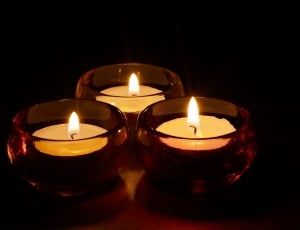 glass, candle, fire, dark, candle, flame thumbnail