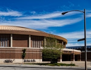 Mackey Arena, Building, Architecture, building exterior, sky thumbnail