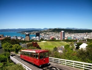 New Zealand, Wellington, Train, Railroad, built structure, architecture thumbnail