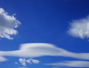 white clouds on blue sky at daytime thumbnail