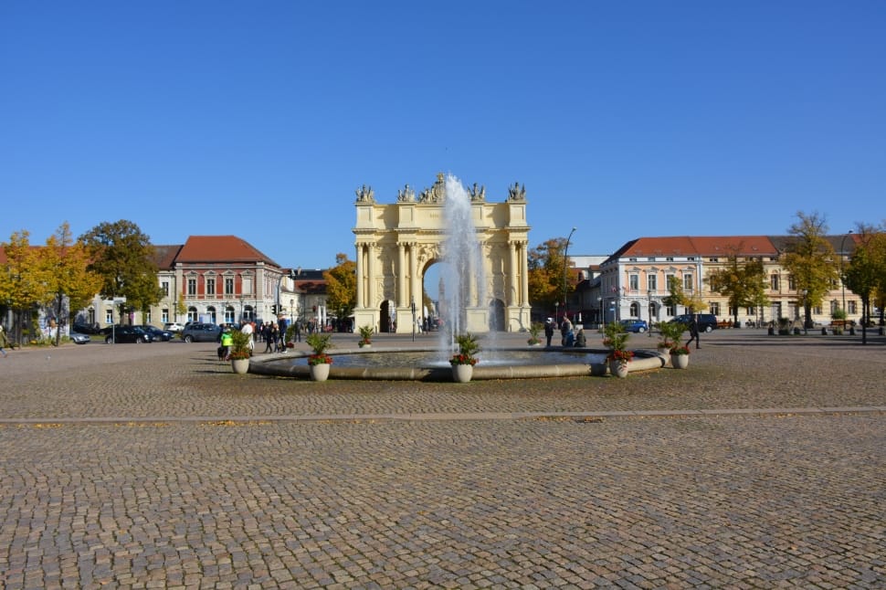 Brandenburg Gate, Potsdam, Luisenplatz, architecture, building exterior preview