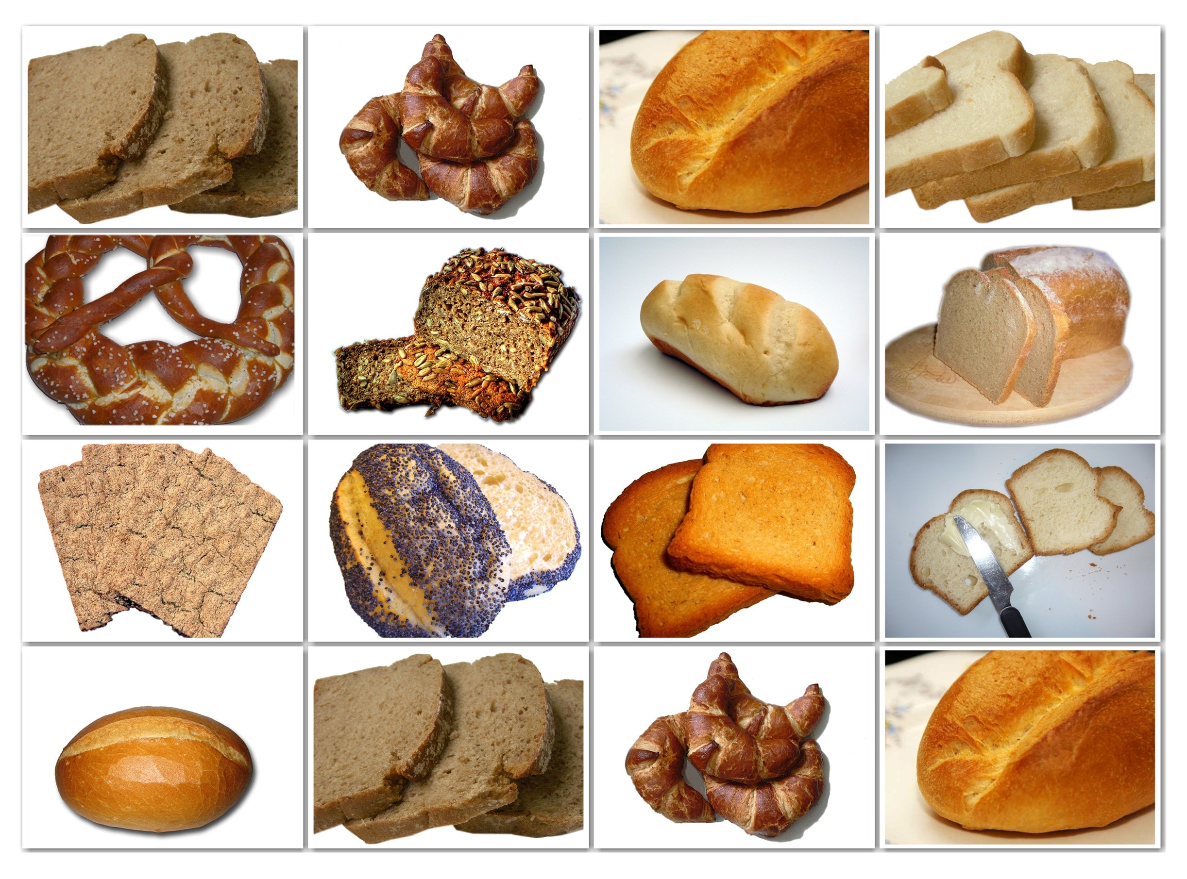 variety of bread