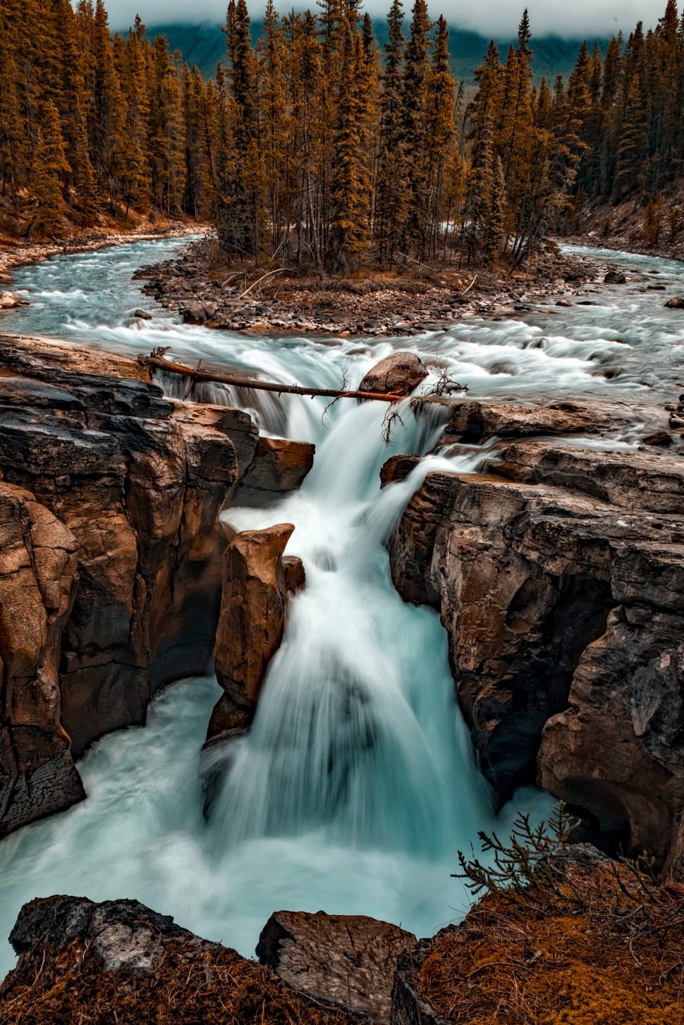 waterfalls panoramic view preview