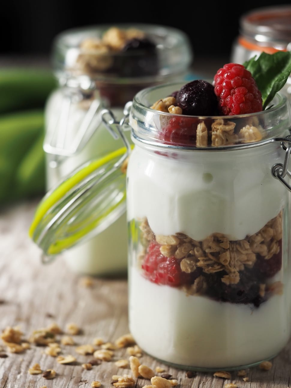 Glass, Parfait, Yogurt, Fruit, Fresh, jar, healthy eating preview