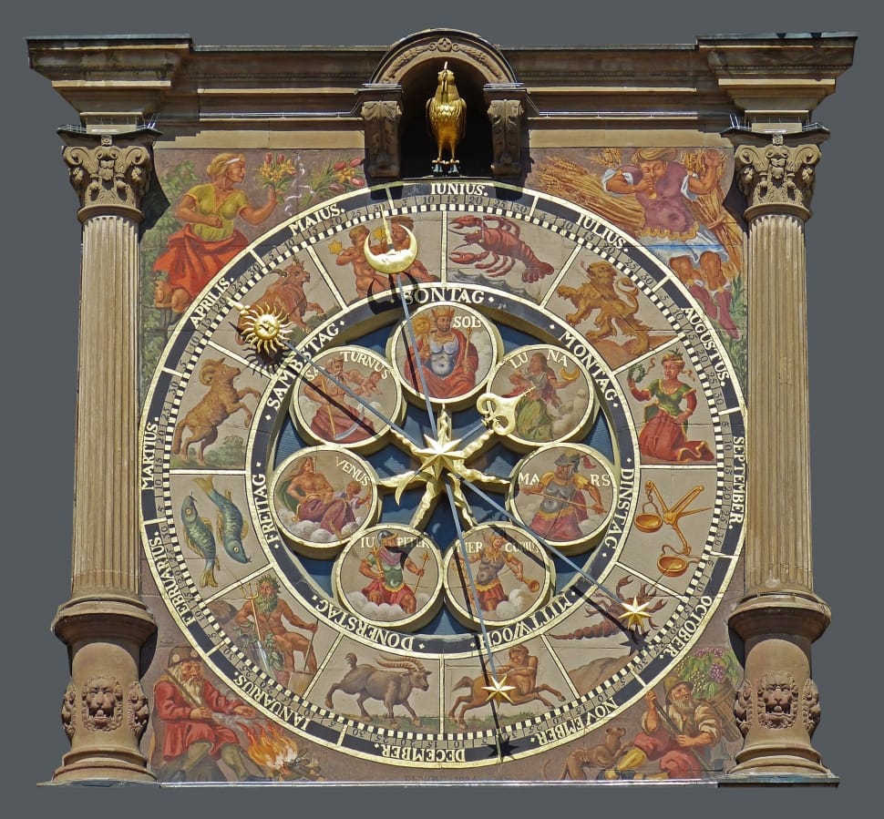 Detail, Town Hall Of Heilbronn, clock, no people preview