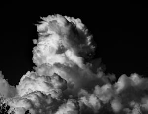 grayscale photo of clouds thumbnail