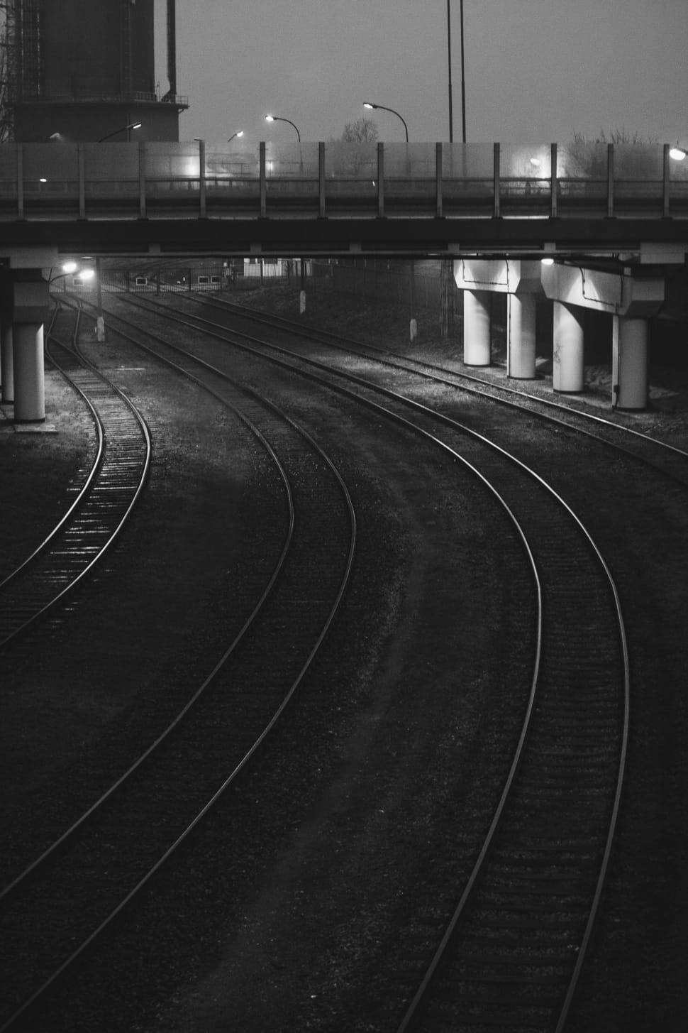 grey train railings preview
