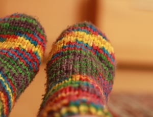 Knit, Warm, Winter, Sock, Colorful, multi colored, wool thumbnail