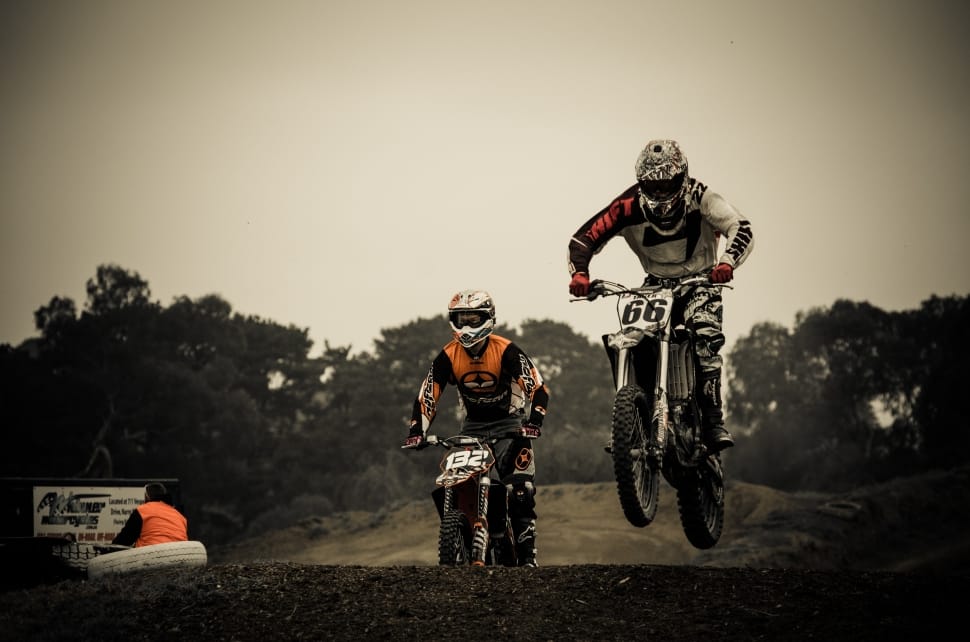 black and white motocross dirtbike preview