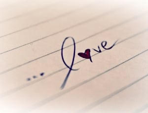 Red, Love, Luck, Bill, Word, Text, Heart, handwriting, paper thumbnail
