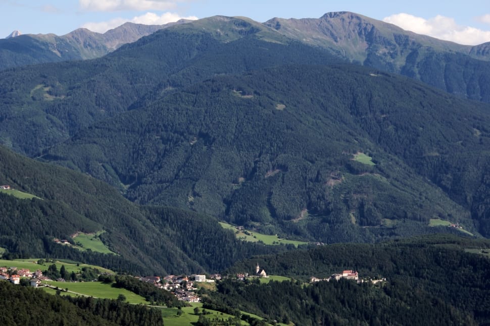 Mountains, Village, Alpine, Tyrol, Alm, mountain, mountain range preview