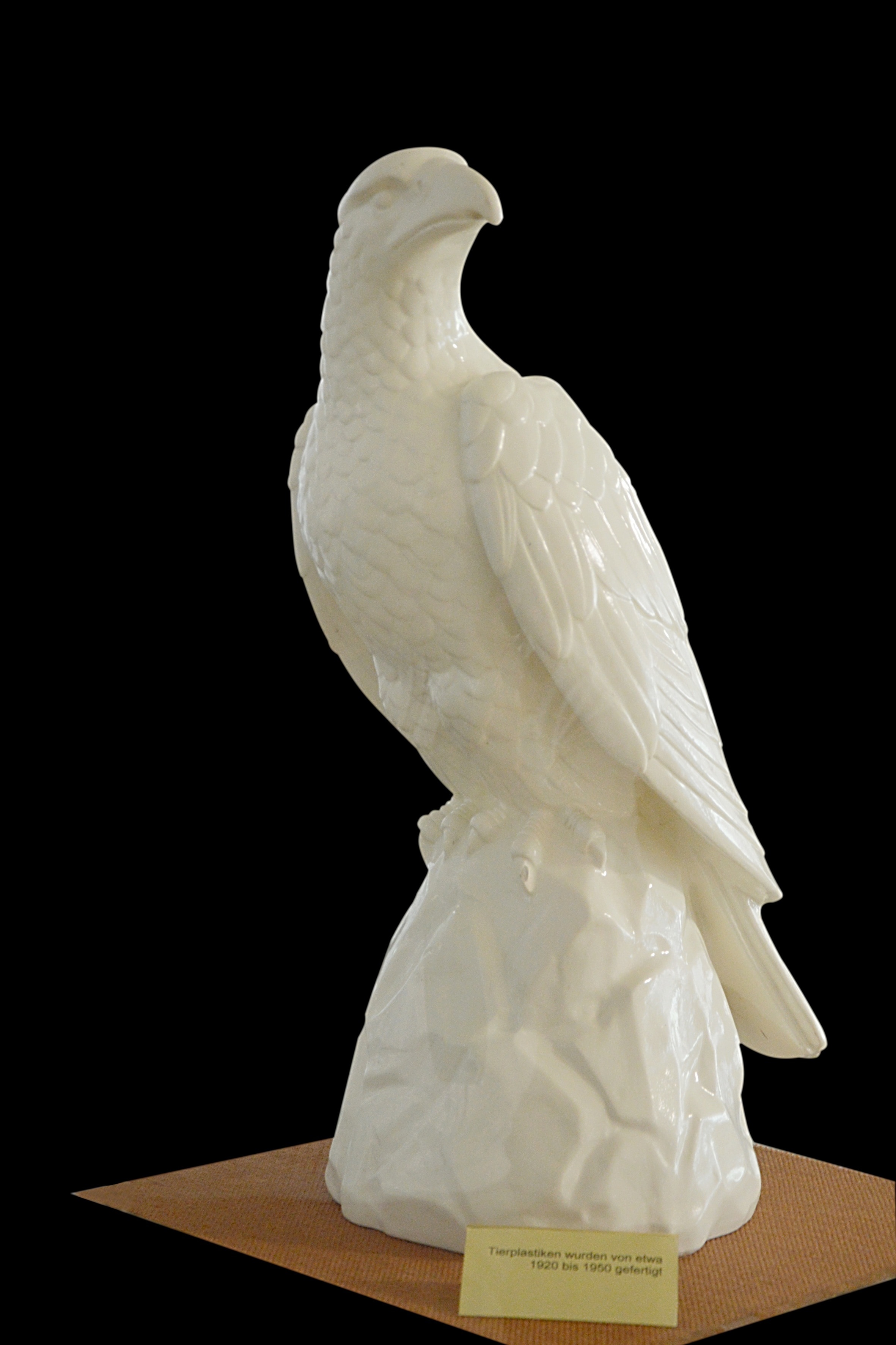 white bird figurine
