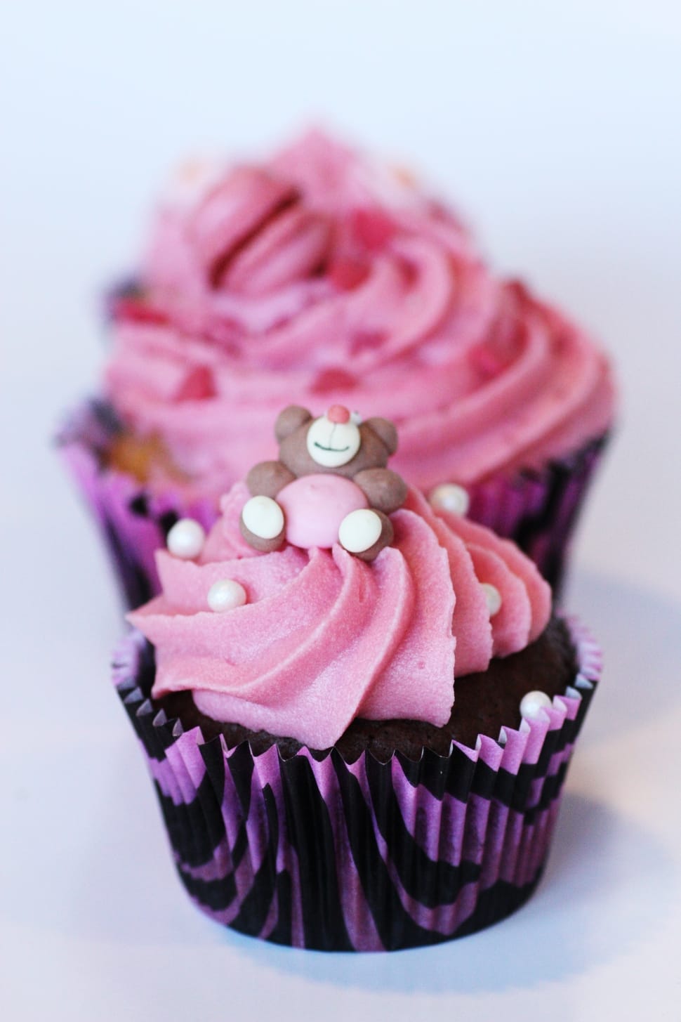 Muffins, Muffin, Cupcake, sweet food, pink color preview