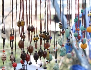 Dharamshala, India, Bhuddism, hanging, necklace thumbnail