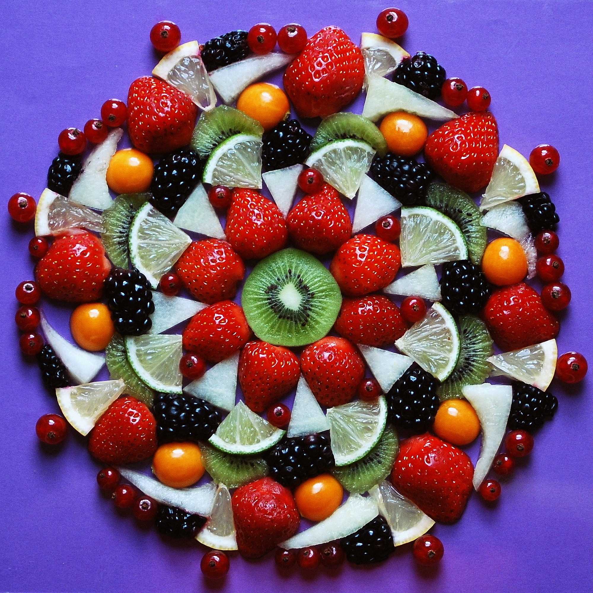 assorted sliced fruits