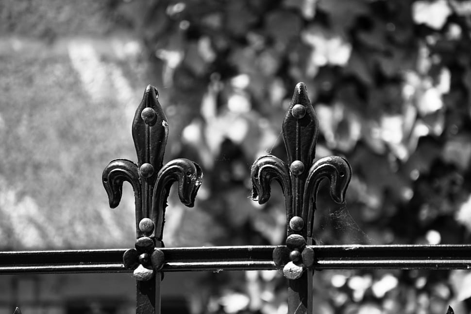 metal fence fleur de lis preview