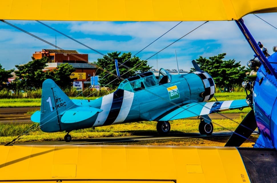 teal biplane preview