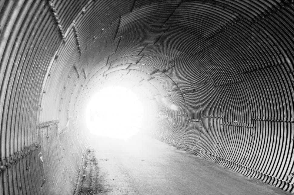 gray steel tunnel preview