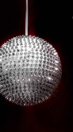 white round spiky pendant lamp thumbnail