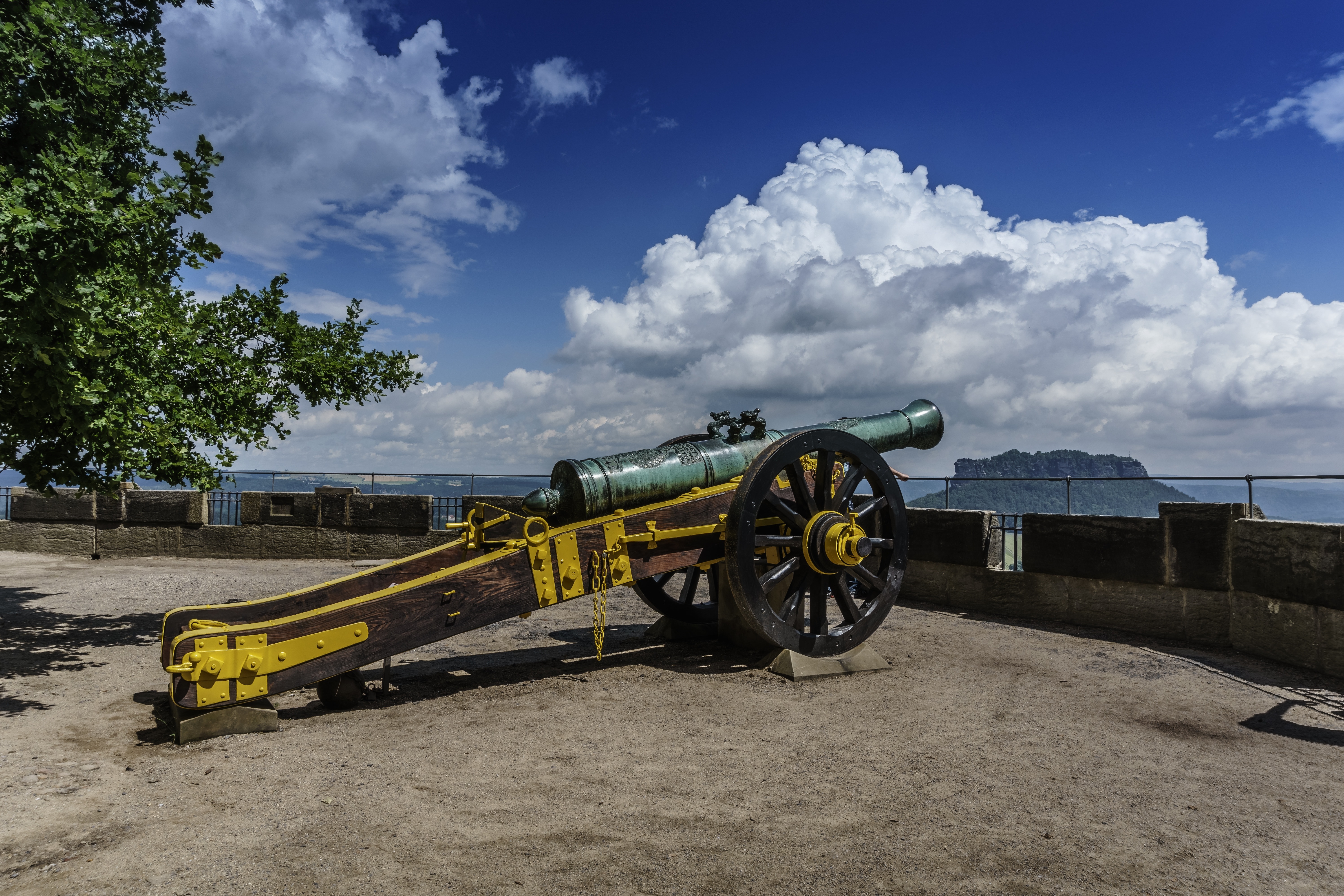yellow and gray cannon