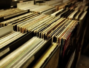 vinyl records and file documents thumbnail