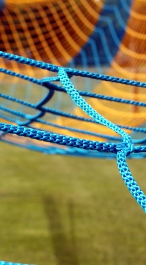 Network, Football, Blue, Sport, Game, rope, blue thumbnail