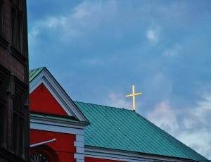 Jesus, Christ, Cross, Church, Crucified, building exterior, architecture thumbnail