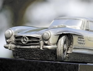 silver car scald model thumbnail