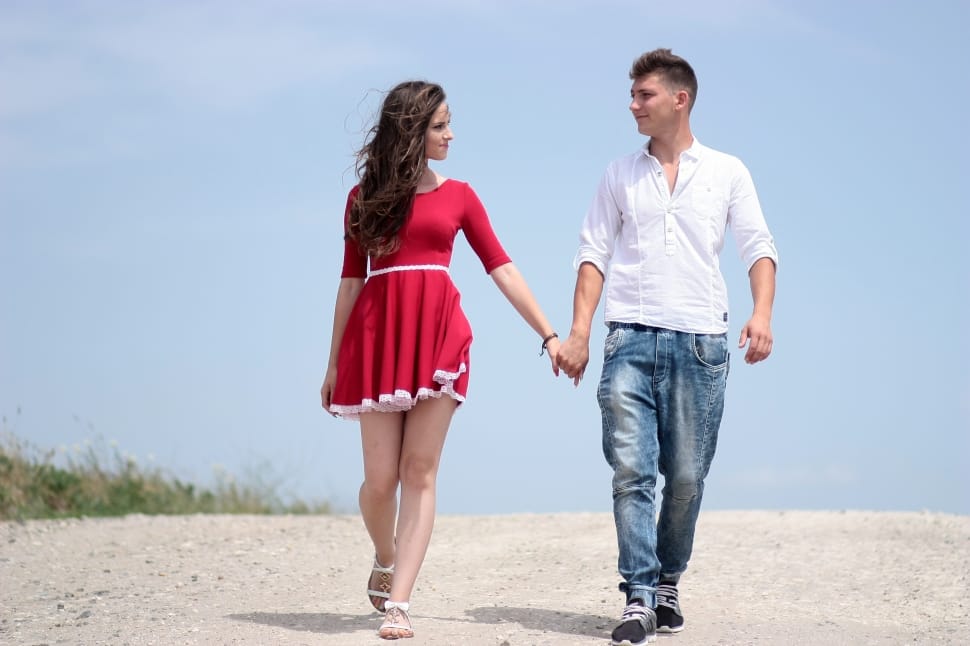 Romance, Girl, Love, Couple, Beauty, Boy, two people, casual clothing preview