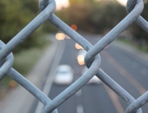 grey metal chain fence thumbnail