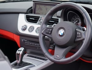 grey bmw steering wheel thumbnail