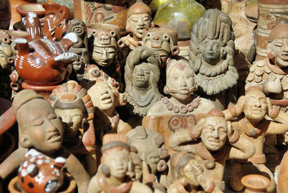 native american ceramic figurine lot preview