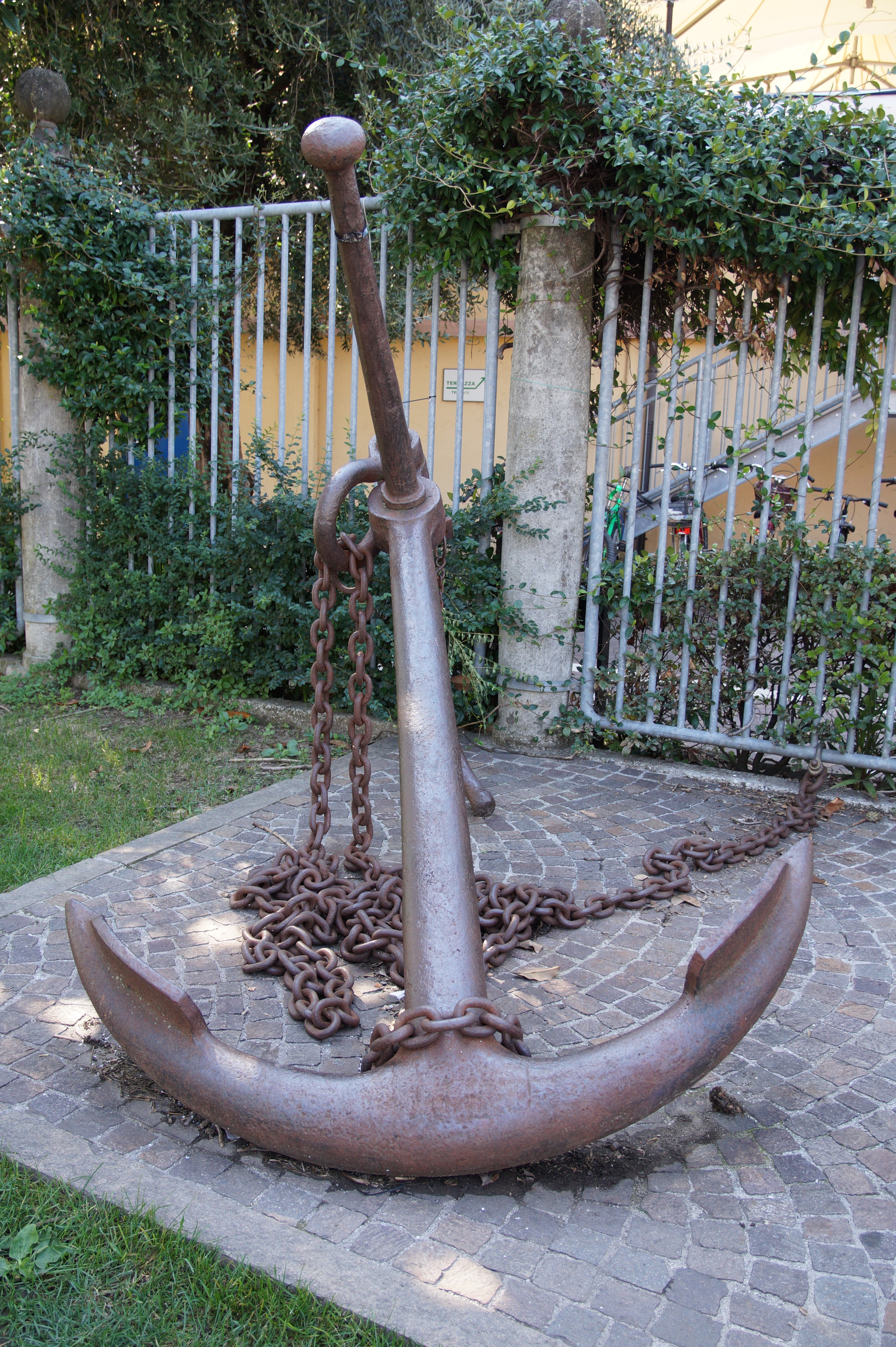 brass anchor metal structure