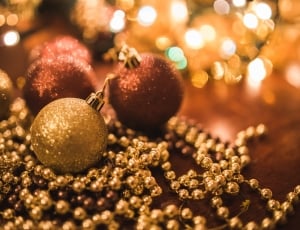 Christmas, Xmas, Holiday, Balls, christmas, close-up thumbnail