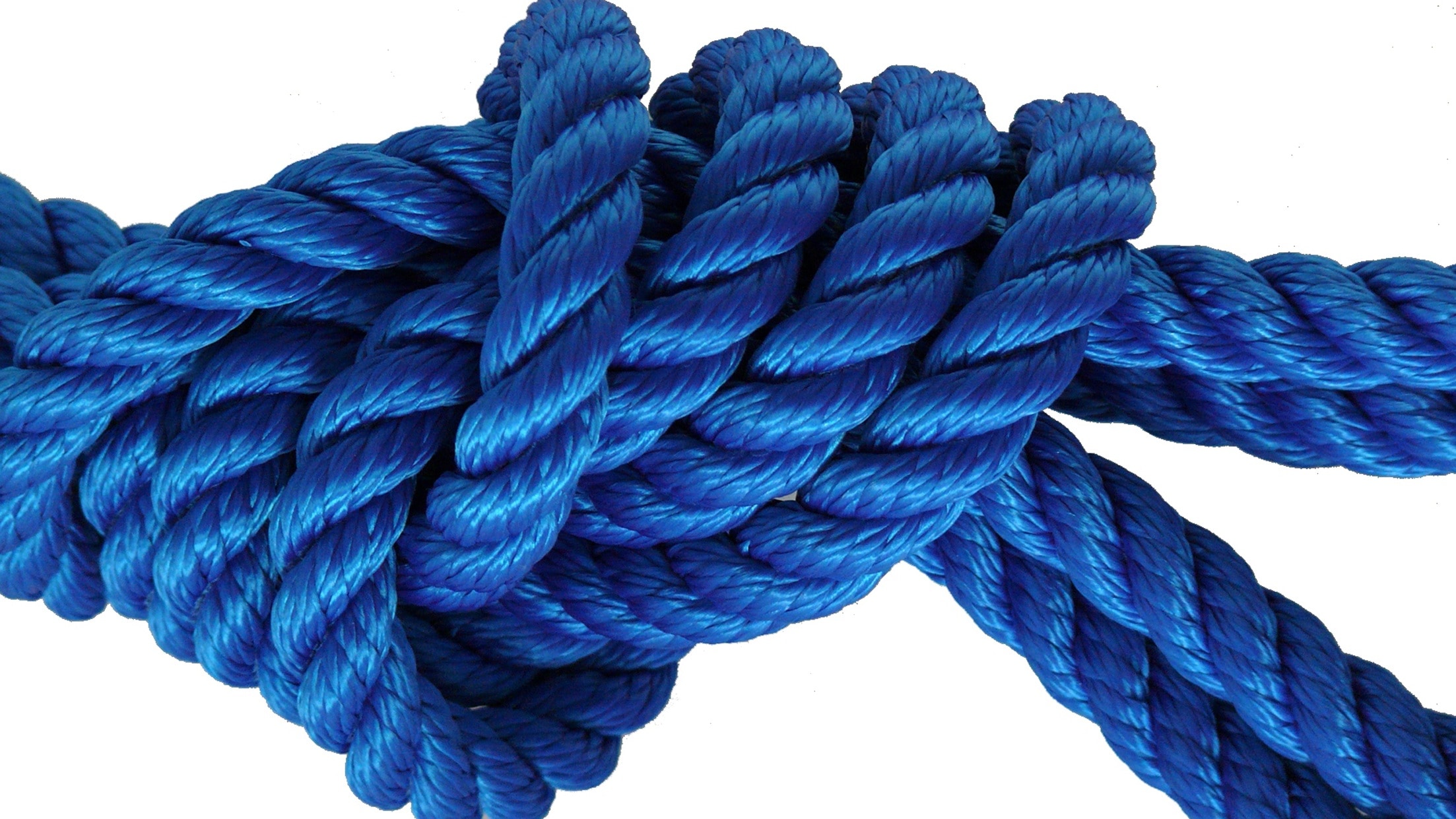 blue twisted rope